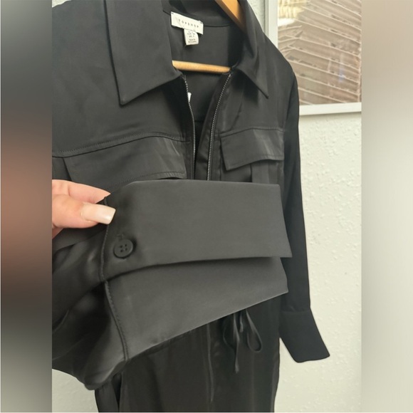 Topshop Black Wide-Leg Jumpsuit - Picture 6 of 9